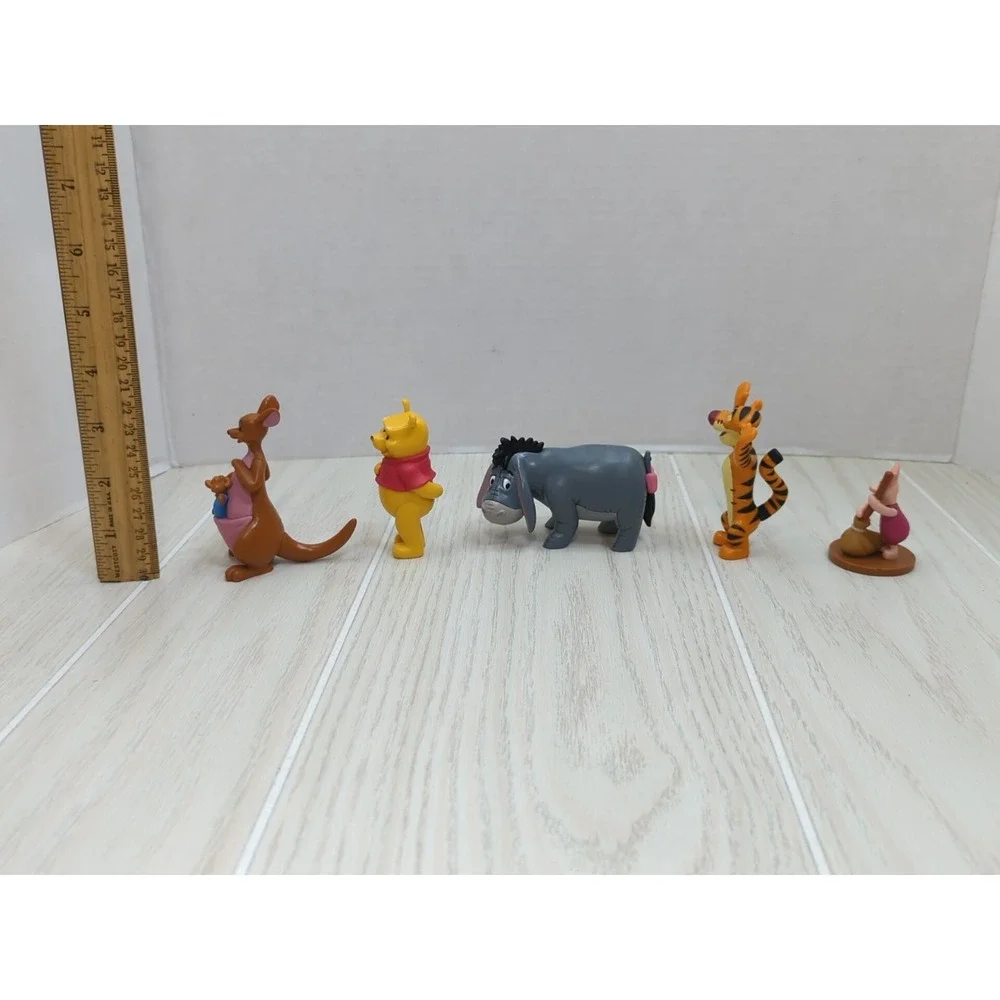 Disney Winnie the Pooh action figure set Pooh Tigger Kanga Roo Piglet Eeyore lot